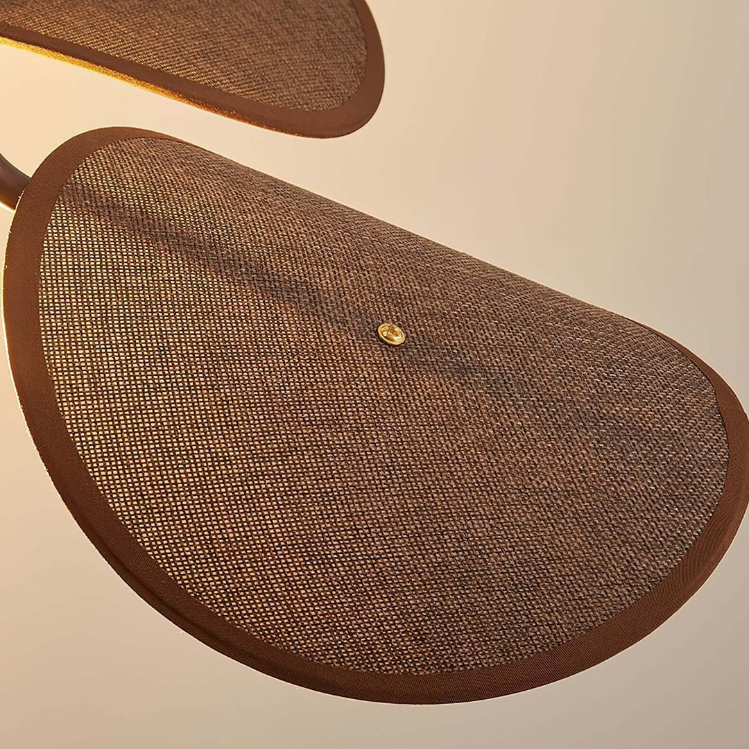 Applique murale pétales design moderne en tissu