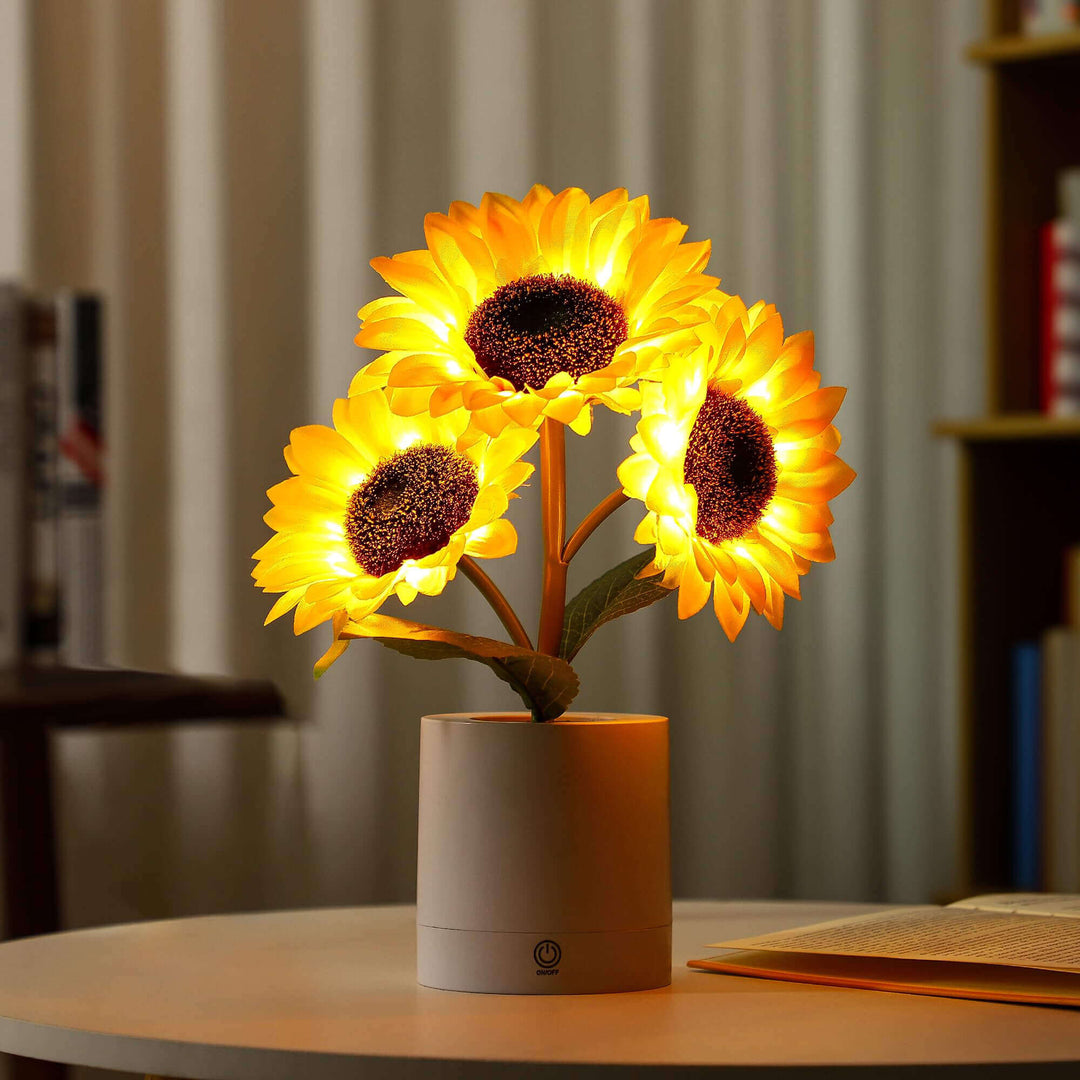 Lampe LED tournesol lumière d'ambiance lumière décorative