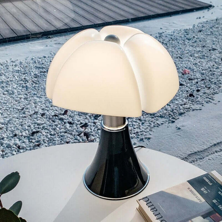 Lampe de table fleur LED acrylique design moderne
