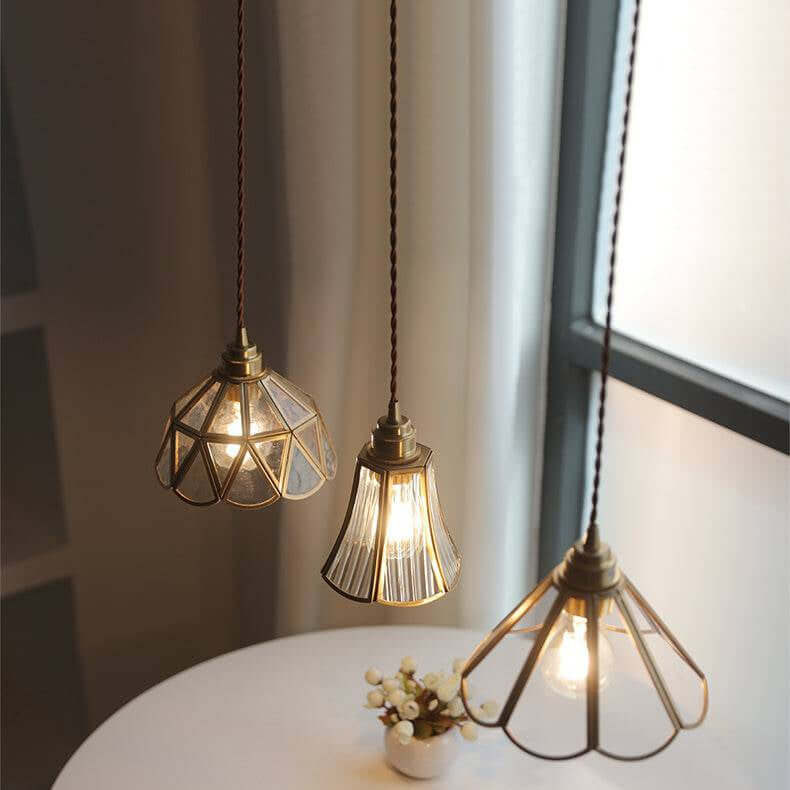Elegante Glas-Pendelleuchte