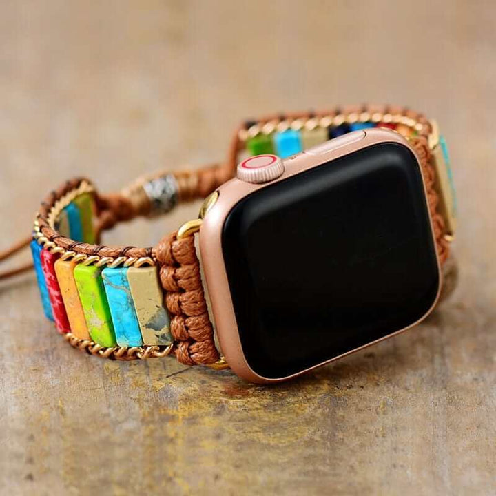 Bracelet wrap Chakra pour Apple Watch