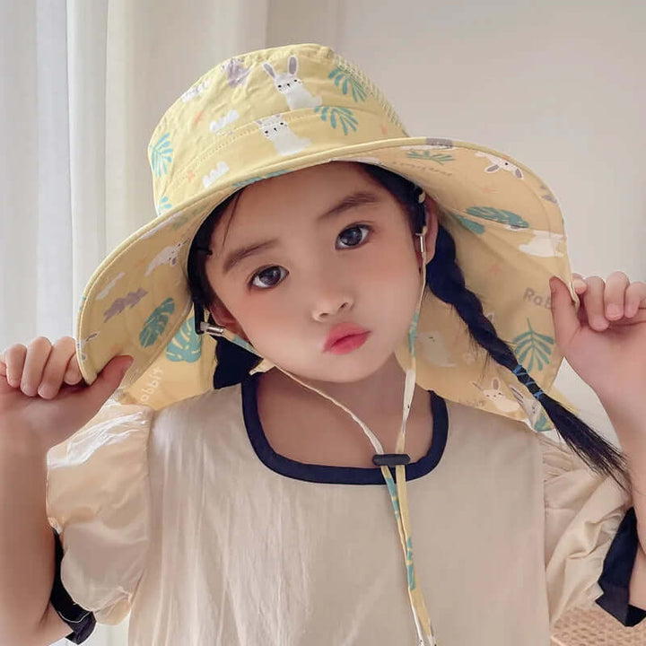 Sonnenhut Kinder Anti-UV mit Pfeife - Schutz für Sommertage