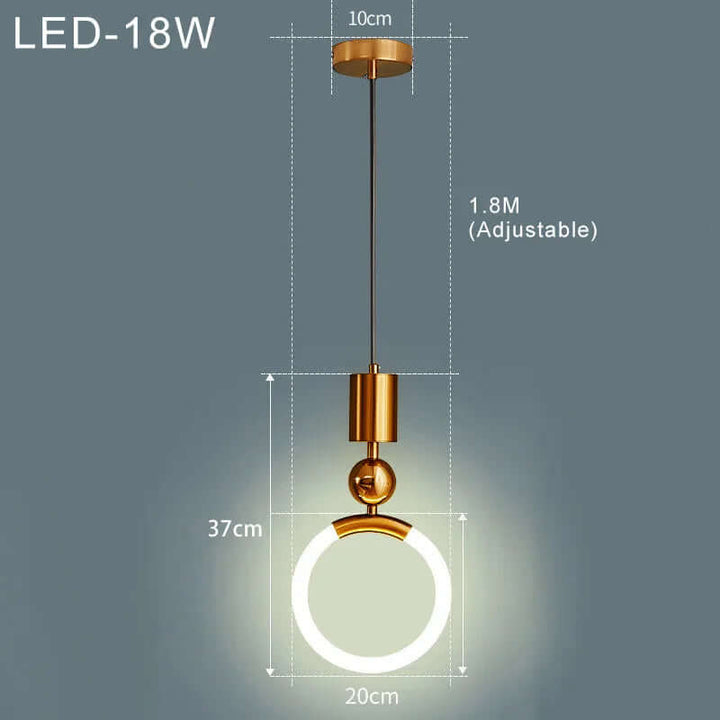 Suspension LED minimaliste