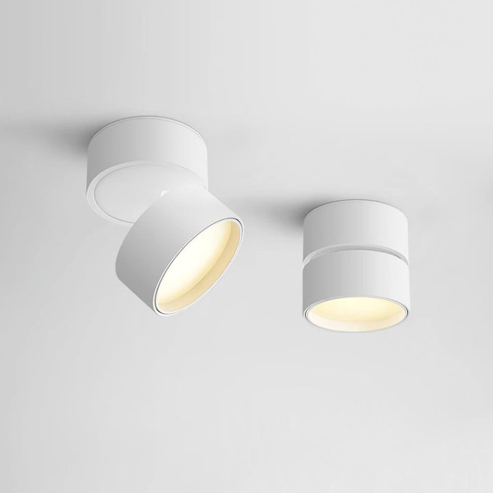 Plafonnier LED rotatif - blanc chaud
