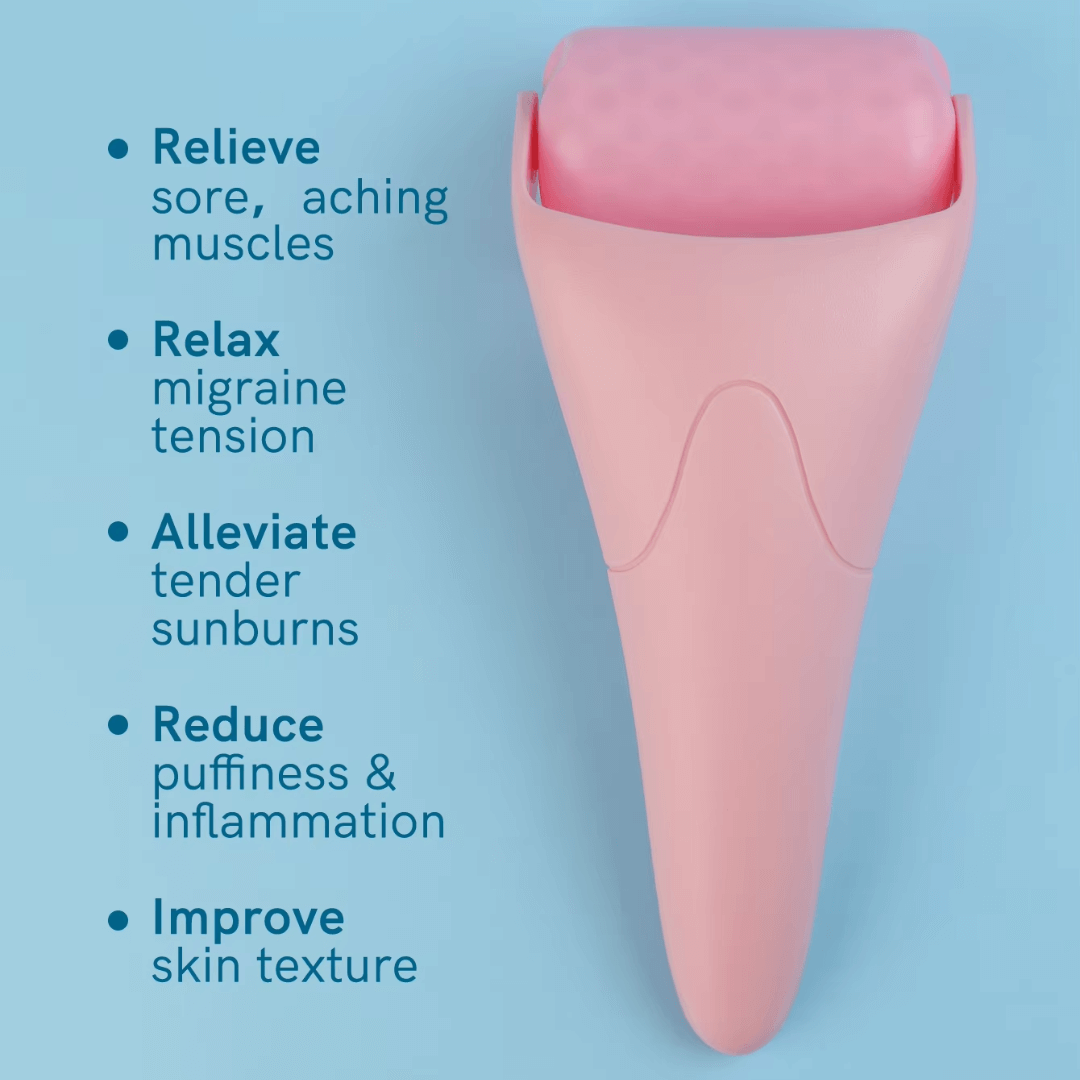 Rouleau de glace pour le visage - anti-rides et anti-poches
