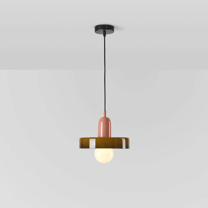 Lampe suspendue en verre à LED au design moderne