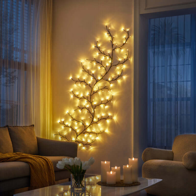 Lampe LED décorative en forme de saule