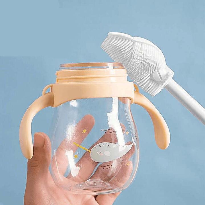 Flaschenbürste mit Winkelkopf - gründliche Reinigung