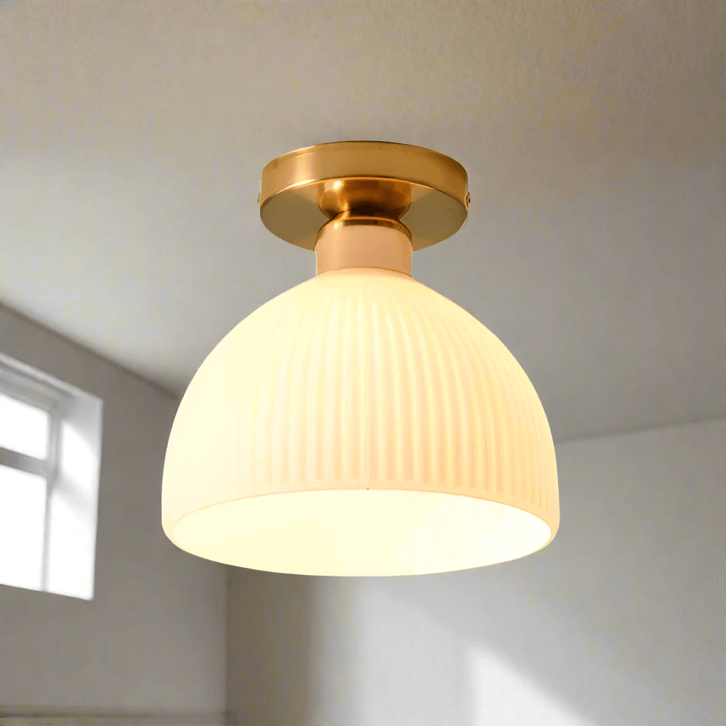 Milchglas Deckenleuchte