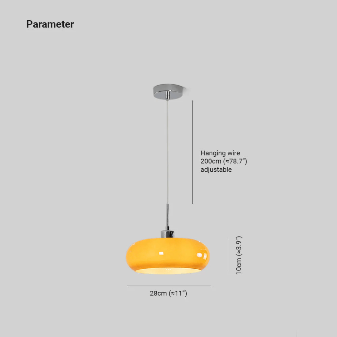 LED-Hängelampe, Modernes Design, Rund