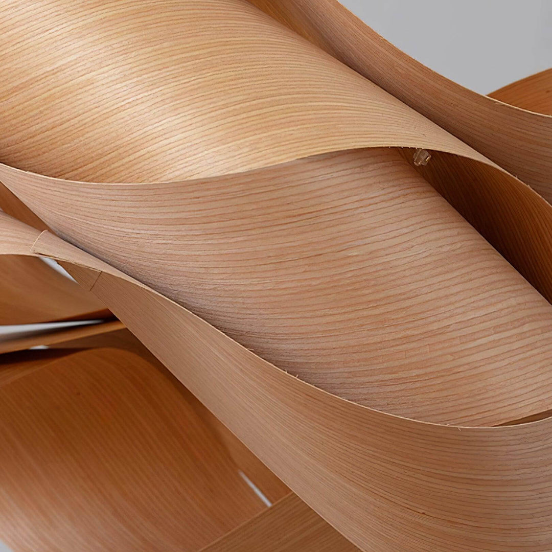 Lampe suspendue design en bois lampe de salle à manger moderne