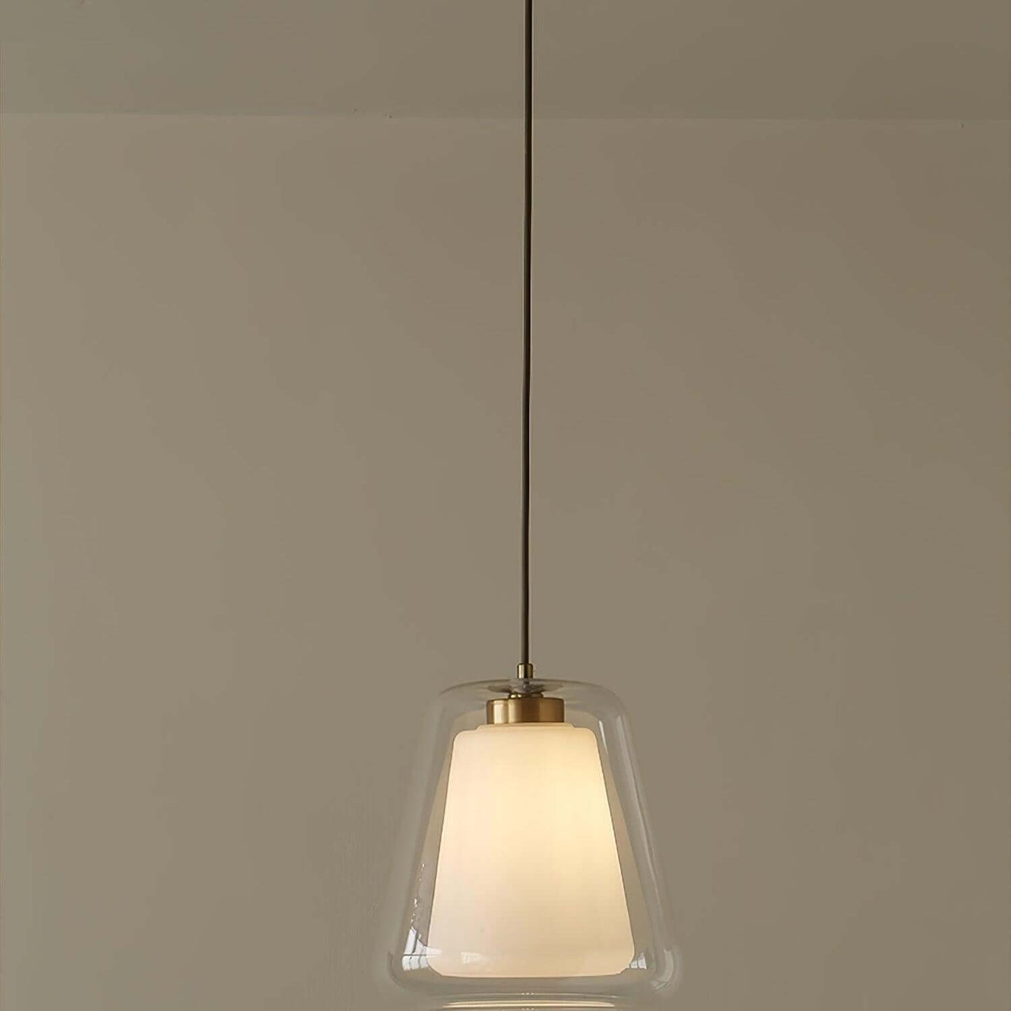 Moderne Glas-Pendelleuchte