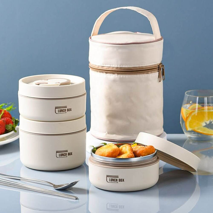 Isolierter Edelstahl Lunchbehälter Set - LunchMate