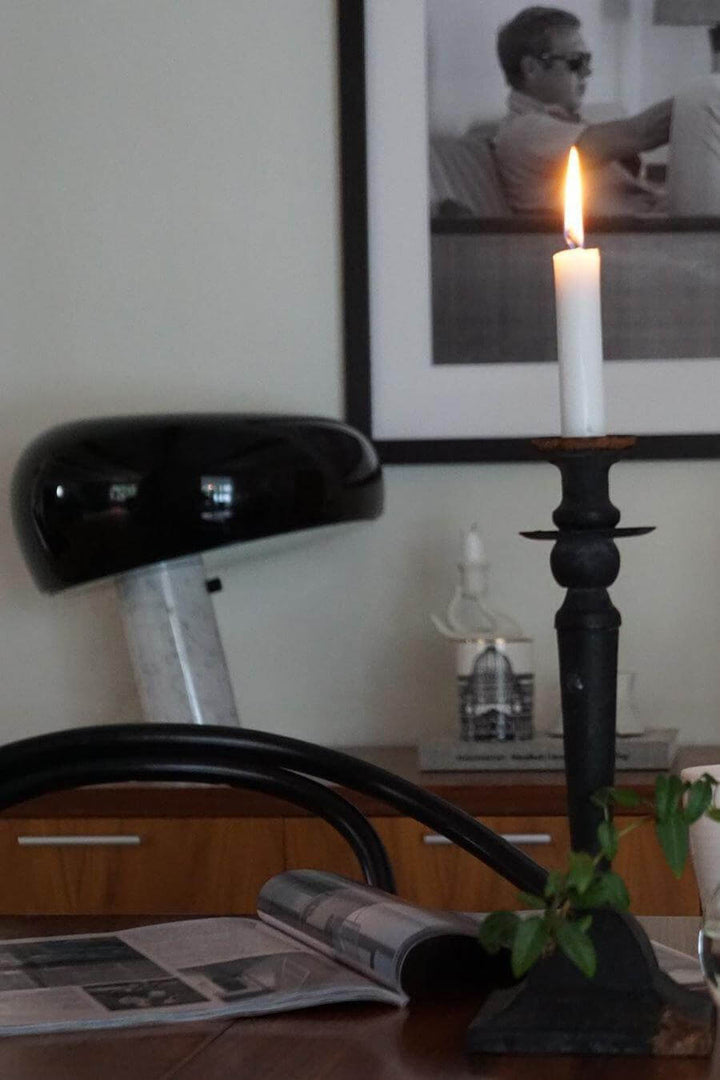 Lampe de table design en marbre