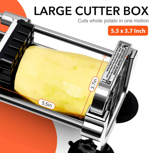 Coupe-pommes de terre en acier inoxydable - frites et légumes