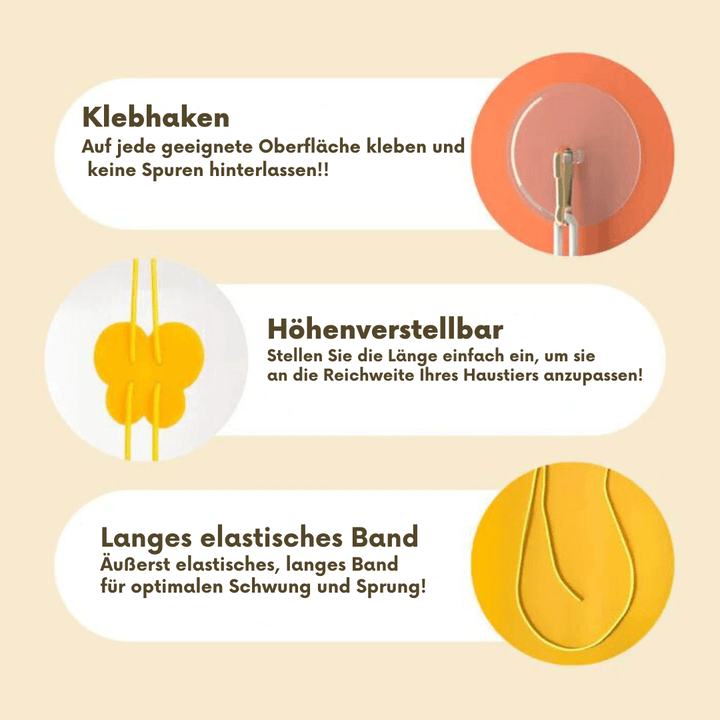 Interaktives Katzenspielzeug zum Aufhängen