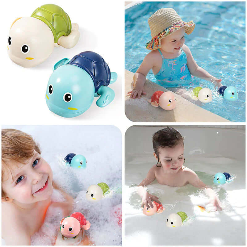 Bade-Spielzeug Set - Aufziehbare Wasserspaßtiere