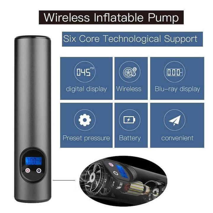 Tragbare elektrische Luftpumpe Reifenkompressor 12V