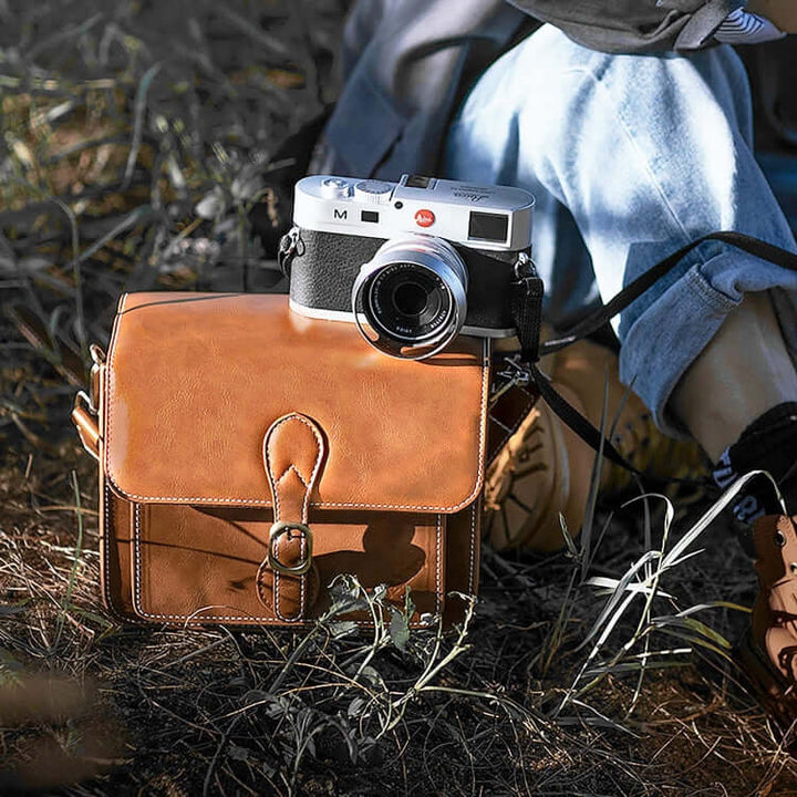 Retro Kunstleder Kameratasche