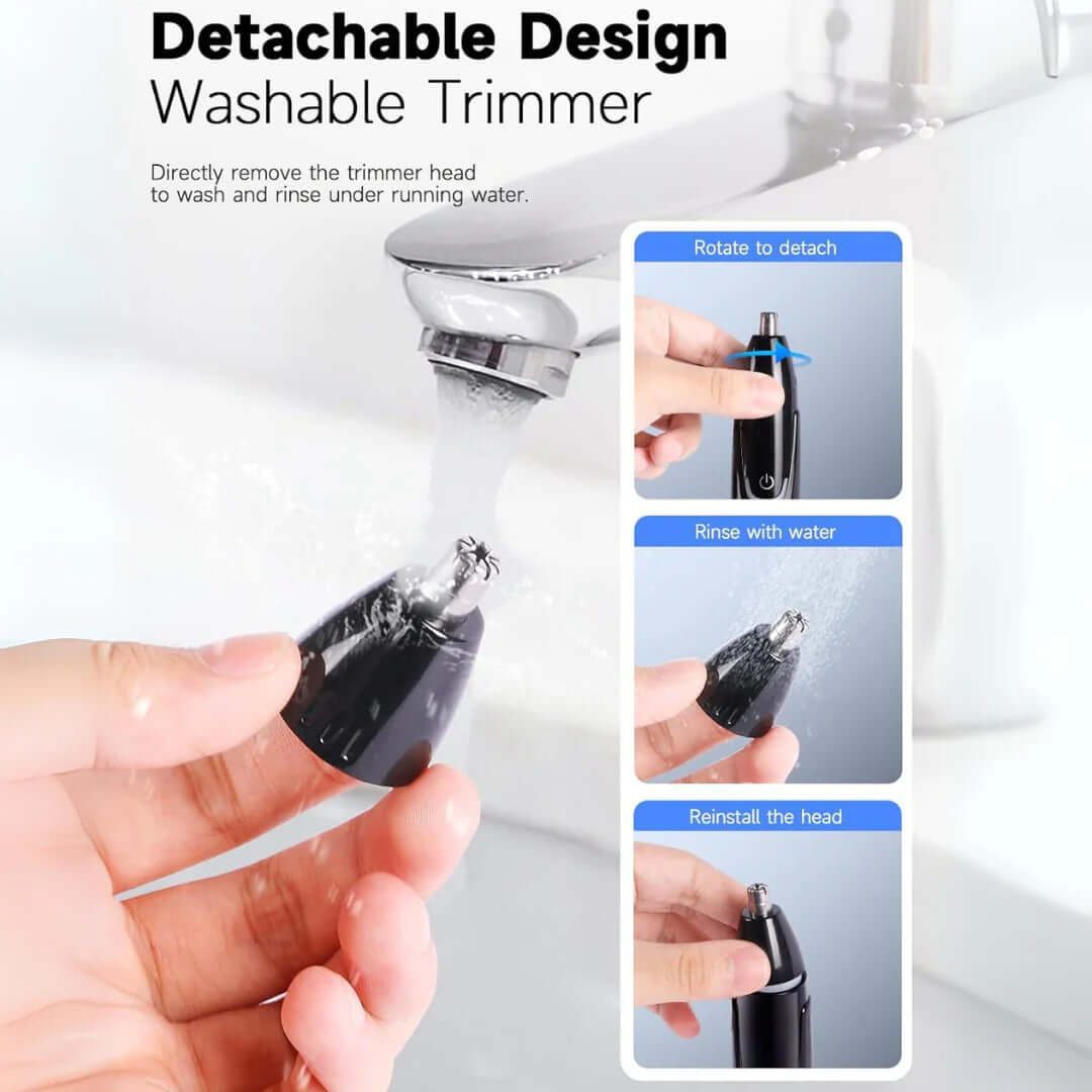 Präzisions-Haartrimmer - Nase & Ohren, Wiederaufladbar