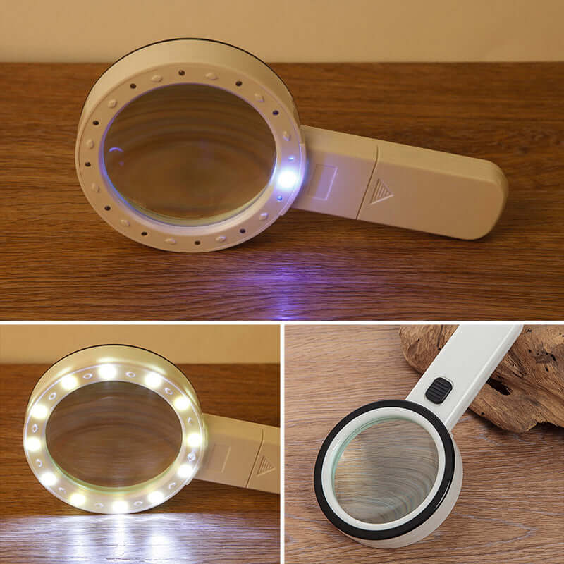 30x LED Lupenleuchte mit Vergrößerungsglas