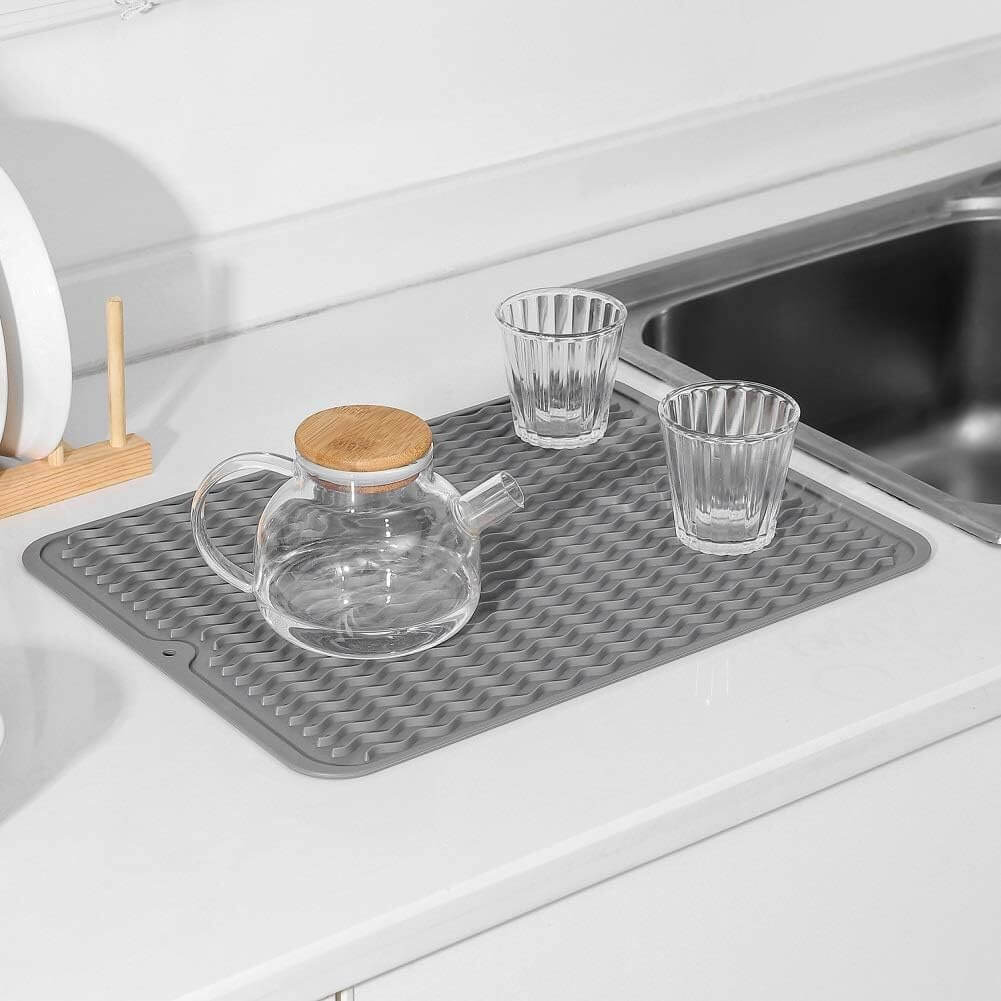 Tapis de séchage en silicone - résistant à la chaleur et polyvalent