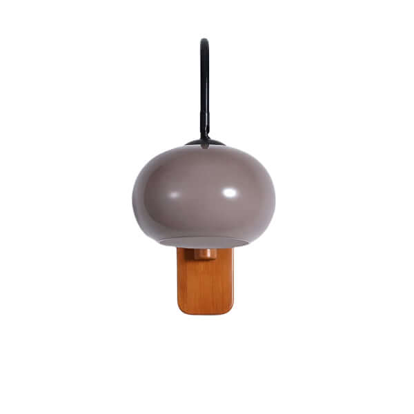 Applique murale rotative en verre Kaki