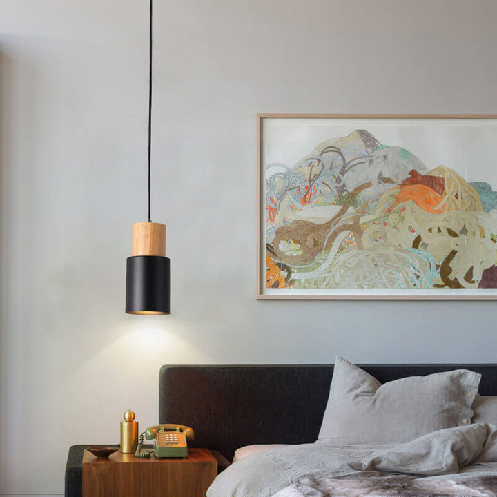 Lampe suspendue LED cylindrique moderne - éclairage élégant