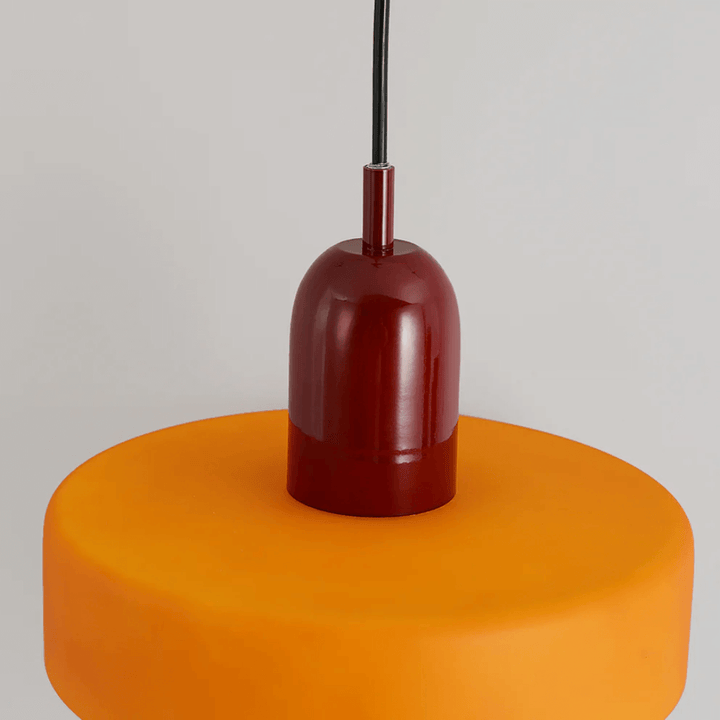 Lampe suspendue en verre à LED au design moderne