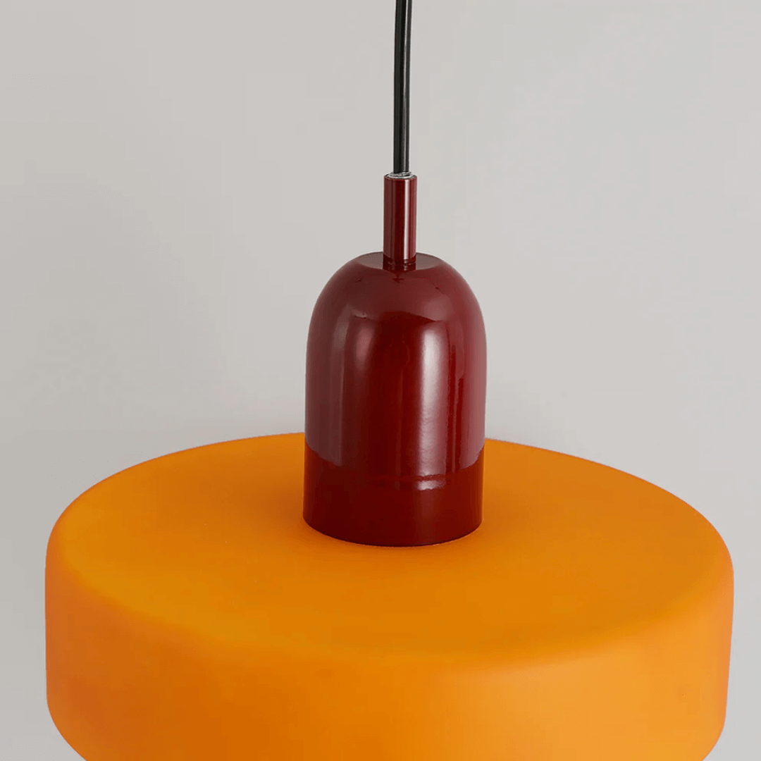 Lampe suspendue en verre à LED au design moderne