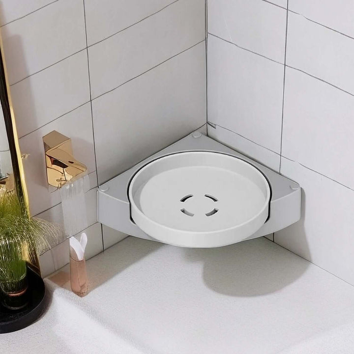 Étagère de douche rotative avec beaucoup d'espace de rangement