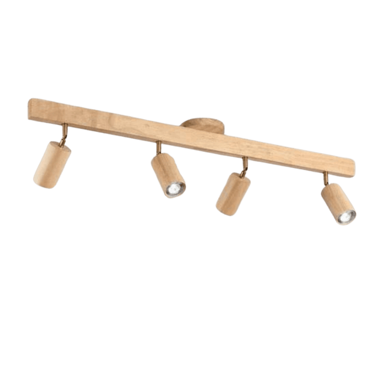 Spot de plafond orientable en bois EcoLux