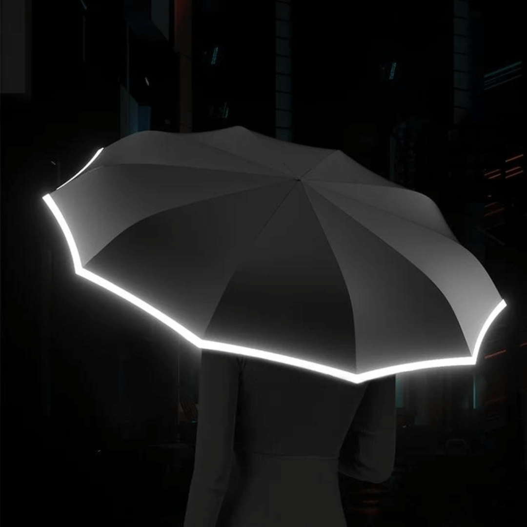 Winddichter Regenschirm mit Reflexstreifen - StormGuard