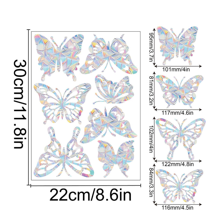 Décoration de fenêtre arc-en-ciel - autocollante, colorée, décorative