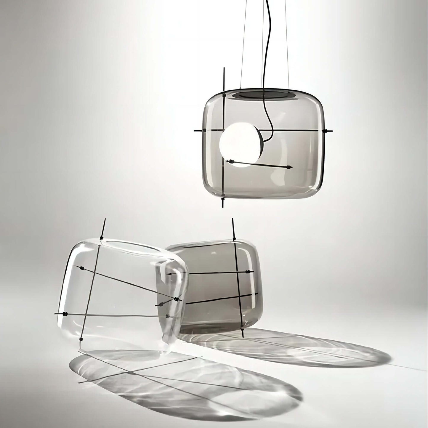 Moderne Glas Pendelleuchte Ø 30cm