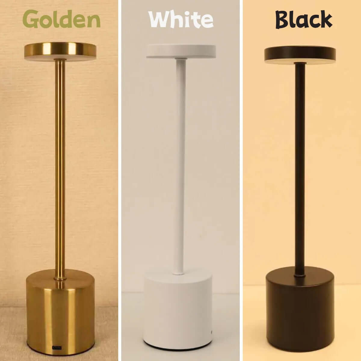 Lampe de table LED à intensité variable - sans fil et moderne