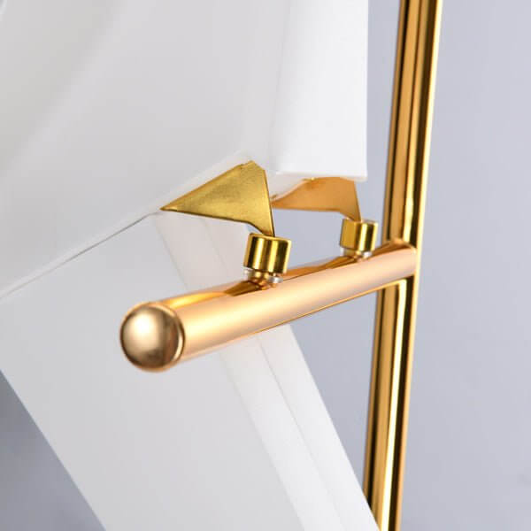 Lampe LED magnétique oiseau, style origami, blanc chaud