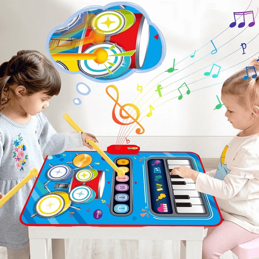 Tapis de jeu pour enfants avec musique et instruments