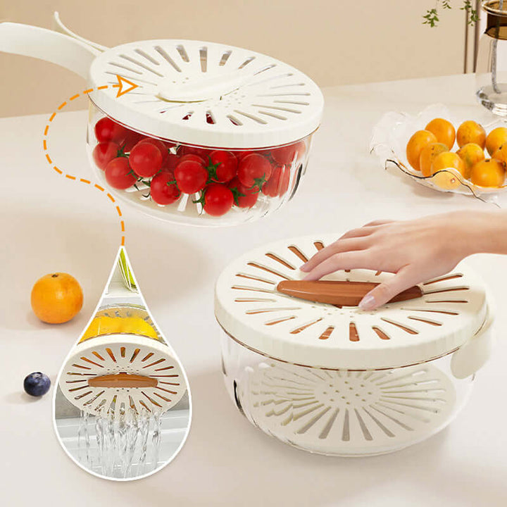 2in1 Abtropf- & Aufbewahrungsbehälter