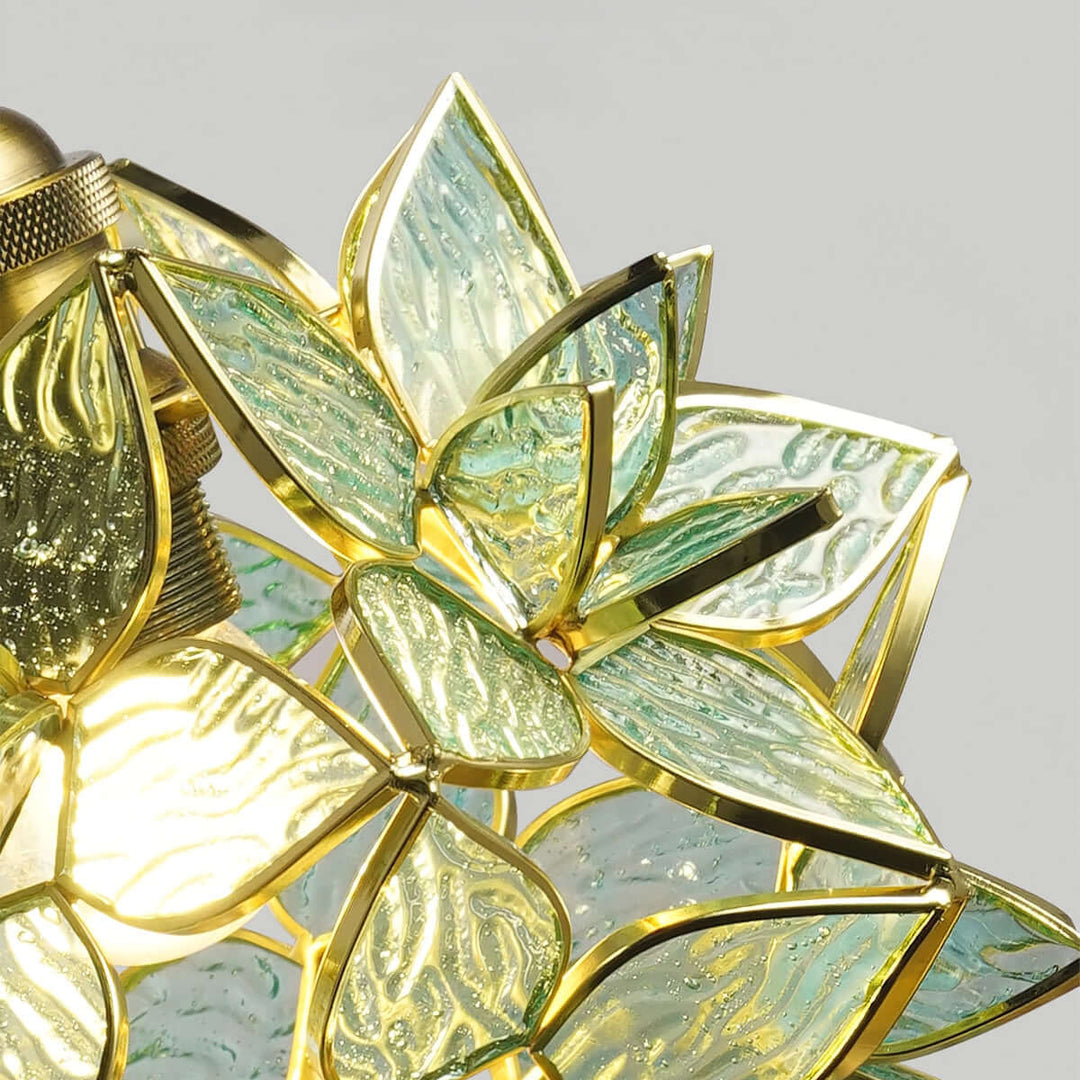 Lampe à suspension en coquillage Kapiz faite à la main