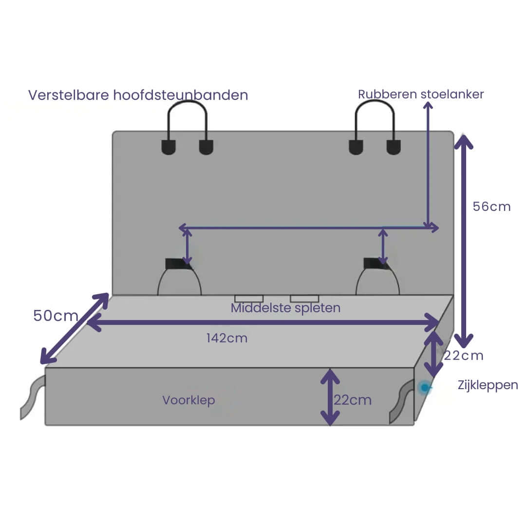 Housse de voiture imperméable pour chiens