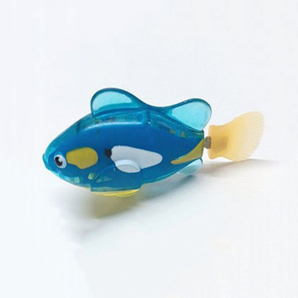 "Bunte interaktive Fischspielzeuge in Aquarium für Katzen, leuchtende Farben, realistische Bewegungen, sensorisches Spiel."