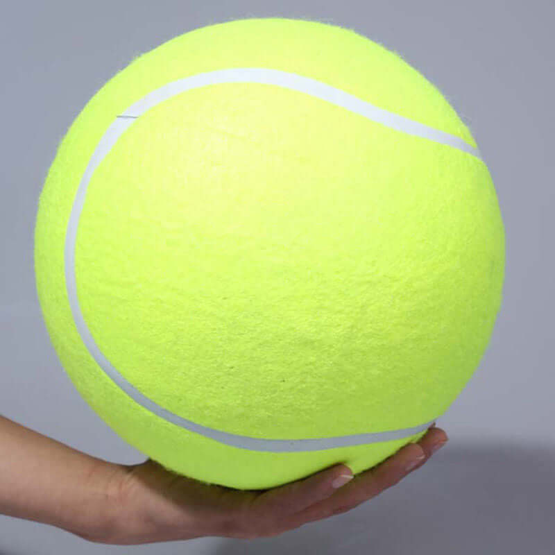 Balle de tennis XXL pour chien (24 cm) - Robuste et grande taille