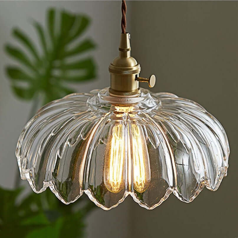 Vintage Glas Hängelampe