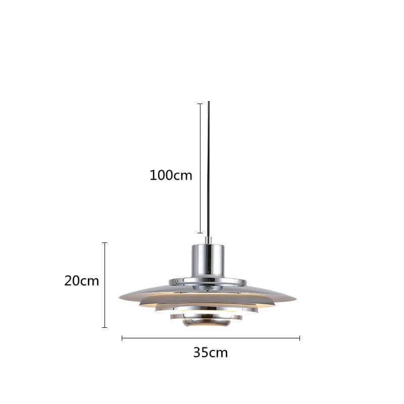 Suspension LED moderne en aluminium