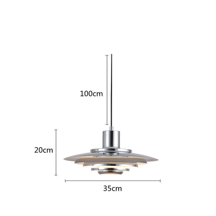 Suspension LED moderne en aluminium