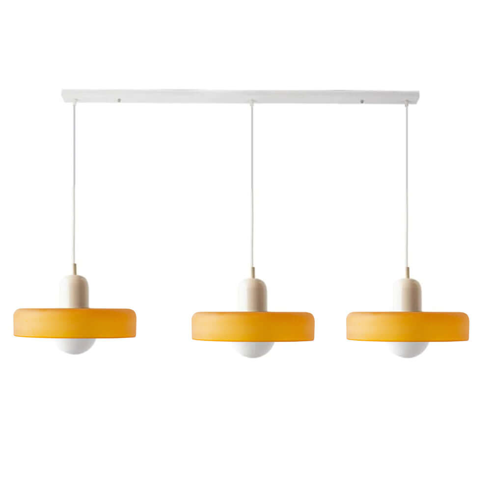3-köpfige Bauhaus Pendelleuchte