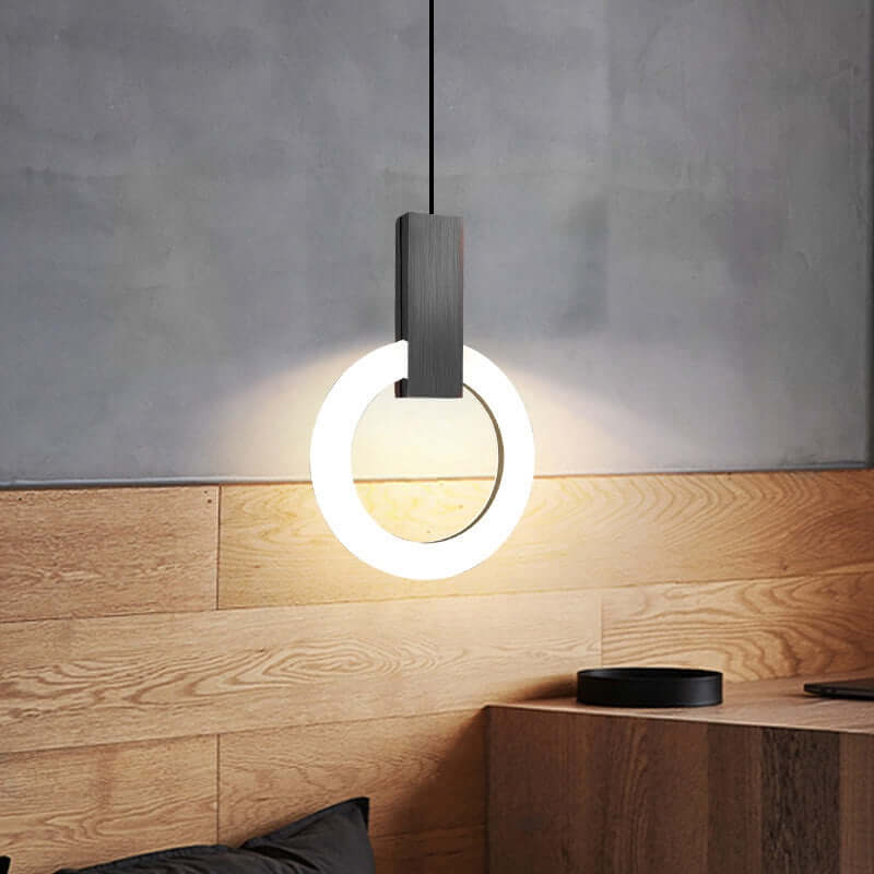 Moderne LED Ring Pendelleuchte