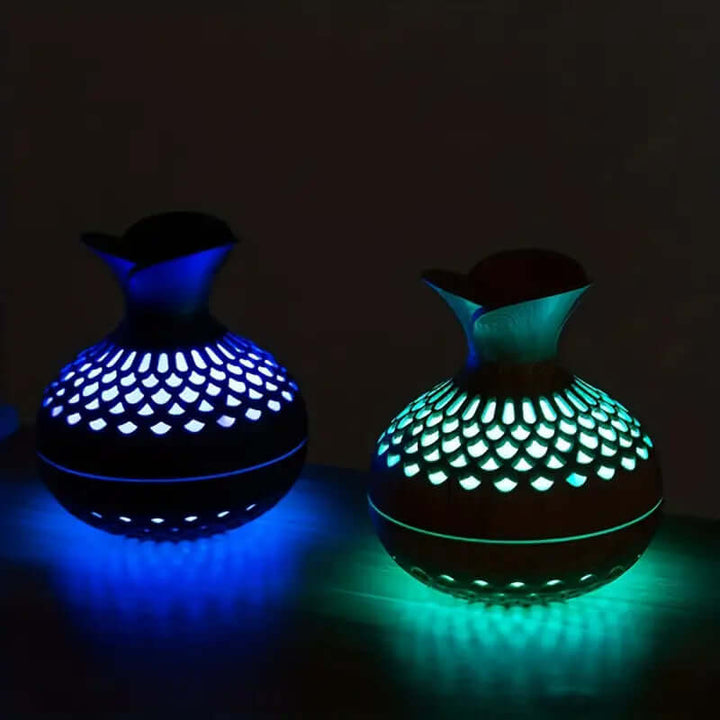 Aroma-Diffuser mit Blütendesign für Aromatherapie