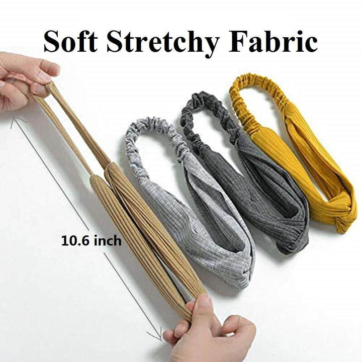 Boho Twist Haarband: Elastisch & Trendig